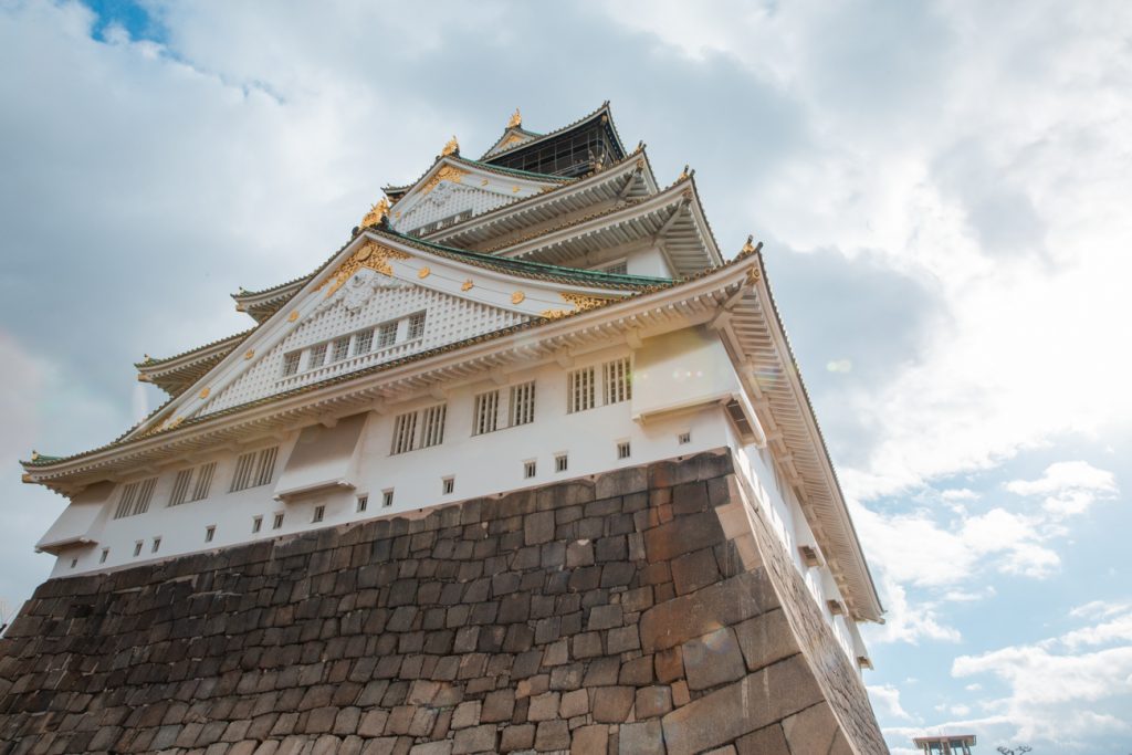 大阪城の写真。