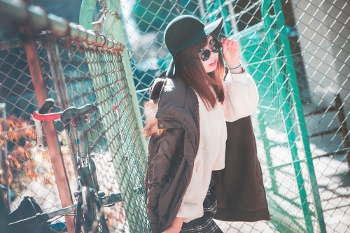 ポートレート写真。